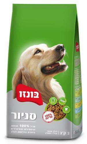 בונזו סניור עוף מזון לכלב מבוגר 3 ק"ג