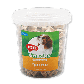 בונזו חטיף רך לכלב בטעם עוף
